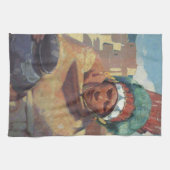 Taos Indian Hola Water Jug by Blumenschein Geschirrtuch (Horizontal)