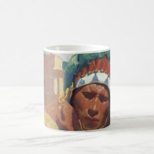Taos-Indianer mit Wasserkrug von Blumenschein Kaffeetasse