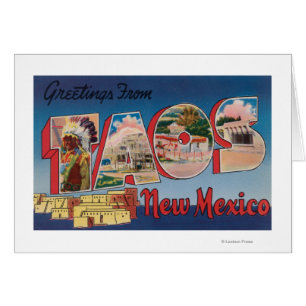 Taos, neuer MexicoLarge Buchstabe ScenesTaos,
