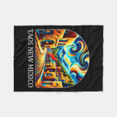 Taos New Mexico - Expressionism Art - Fleecedecke (Vorderseite (Horizontal))