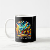 Taos New Mexico - Expressionism Art - Kaffeetasse (Links)
