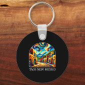 Taos New Mexico - Expressionism Art - Schlüsselanhänger (Vorderseite)