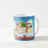 Taos New Mexico Gruß Kaffeetasse (VorderseiteRechts)