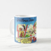 Taos New Mexico Gruß Kaffeetasse (Vorderseite Links)