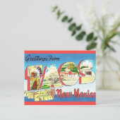 Taos New Mexico Gruß Postkarte (Stehend Vorderseite)