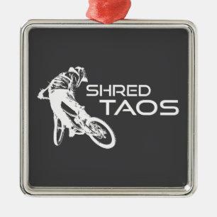 Taos New Mexico Mountainbiken zerfetzen Ornament Aus Metall