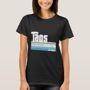 Taos New Mexico Nm Retro Vintage Skifahren Wandern T-Shirt