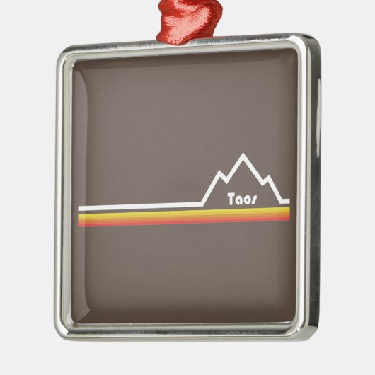 Taos, New Mexico Ornament Aus Metall (Links)