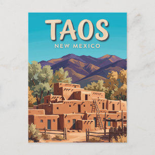 Taos New Mexico Postkarte