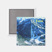 Taos new mexico ski magnet (Vorderseite/Rückseite)