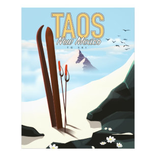 Taos New Mexico Skipposter Fotodruck