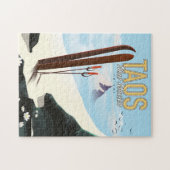 Taos New Mexico Skipposter Puzzle (Horizontal)