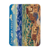 Taos New Mexico Travel Magnet (Vertikal)