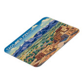 Taos New Mexico Travel Magnet (Linke Seite)