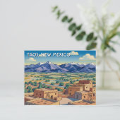 Taos New Mexico Travel Postkarte (Stehend Vorderseite)