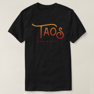 Taos New Mexico Typografisches Design T-Shirt