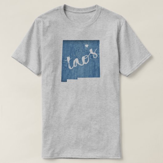 Taos New Mexico Wood Grain T-Shirt (Design vorne)