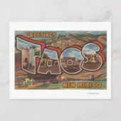 Taos, New MexicoGroße BriefszenenTaos, NM 2 Postkarte (Vorderseite)