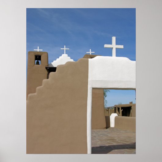 Taos Pueblo Church Poster (Vorne)