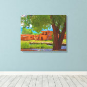 Taos Pueblo Leinwanddruck (Insitu (Holzboden))