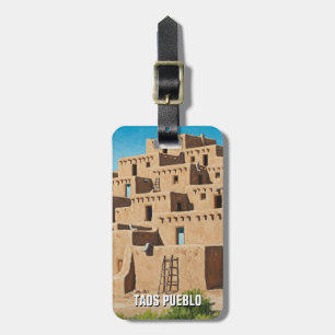 Taos Pueblo New Mexico Gepäckanhänger
