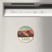 Taos Pueblo New Mexico Magnet (In Situ (Geschirrspüler))