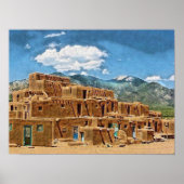 Taos Pueblo, New Mexico Poster (Vorne)