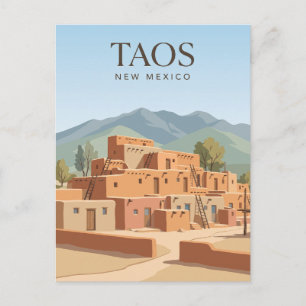 Taos Pueblo New Mexico Postkarte