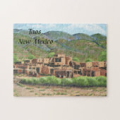 Taos Pueblo, New Mexiko Puzzle (Horizontal)