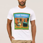 Taos Pueblo-New Mexiko T-Shirt (Vorderseite)