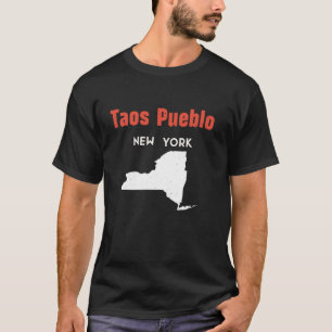 Taos Pueblo New York USA Staat Amerika Reisen New T-Shirt