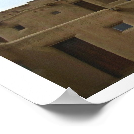 Taos Pueblo Poster (Ecke)