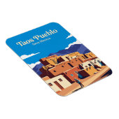 Taos Pueblo USA Magnet (Rechte Seite)