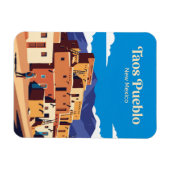 Taos Pueblo USA Magnet (Horizontal)