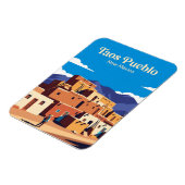 Taos Pueblo USA Magnet (Linke Seite)