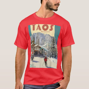 Taos Ski Valley New Meico USA Wandern Snowboarden T-Shirt