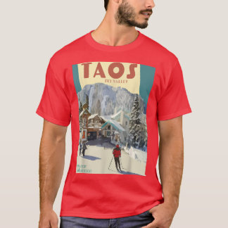 Taos Ski Valley New Meico USA Wandern Snowboarden T-Shirt