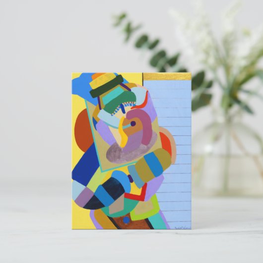 "Taos Tänzer" durch Ruchell Alexander Postkarte (Stehend Vorderseite)