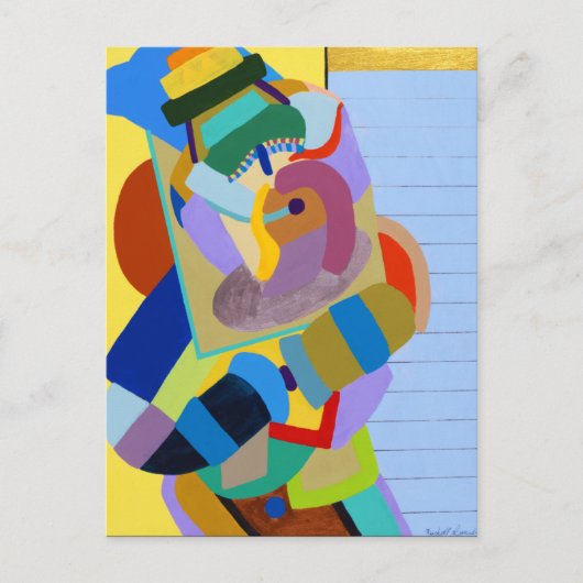 "Taos Tänzer" durch Ruchell Alexander Postkarte (Vorderseite)