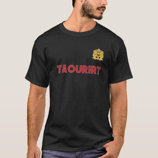 Taourirt National Flag Herz Emblem Wappen T-Shirt (Vorderseite)