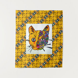 Tap 028 -Katze- Tapisserie Wandteppich