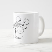Tap Dance 3 Jumbo-Tasse (Vorderseite Rechts)