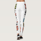 Tap Dance Retro Design gift for Tap Dancer Leggings (Rückseite)