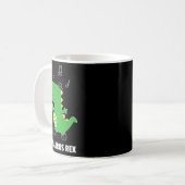 Tap Dance -tapasaurus Rex-Dinosaur-Recital Geschen Kaffeetasse (Vorderseite Links)