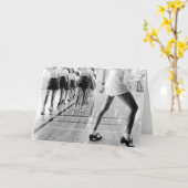 Tap Dancing Class, 1942 Karte (Gelbe Blume)