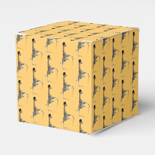 Tap-Tanz-Giraffe Geschenkschachtel (Vorderseite)