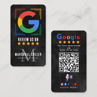 Tap to Review Google Review QR Code Google Ratings Visitenkarte