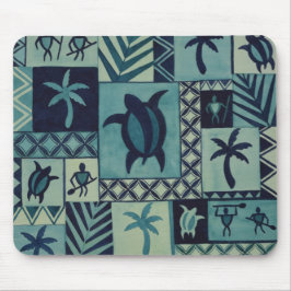 Tapa-Blues-hawaiische Mousepad