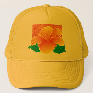 Tapa-Hibiskus-Hut Truckerkappe