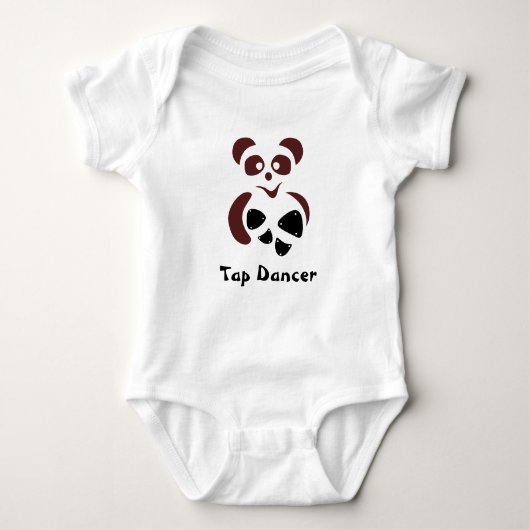 Tapanda© the lovely panda bear baby strampler (Vorderseite)
